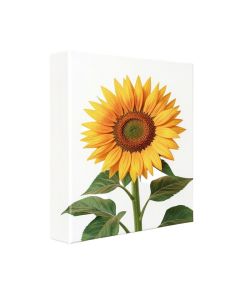 Sunflowers Derezzed Graphic Art On Wrapped Canvas (synthetic illustration; no displayed measurements)