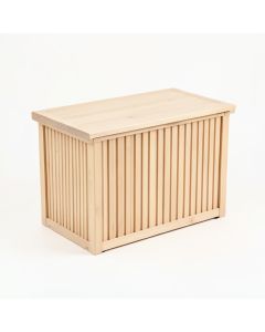 Harbor Bridge Closed Outdoor Storage Box - Beige (synthetic illustration; no displayed measurements)