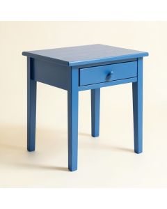 Oak Field Side Table - Blue (synthetic illustration; no displayed measurements)