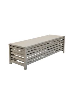 Laurel Canyon Narrow Outdoor Storage Bench - Gray (synthetic illustration; no displayed measurements)