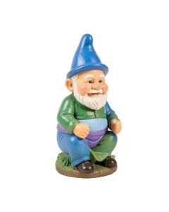 Gardening Gnome Solar Statue