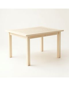 Rowan Crest Patio Table - Ivory (synthetic illustration; no displayed measurements)