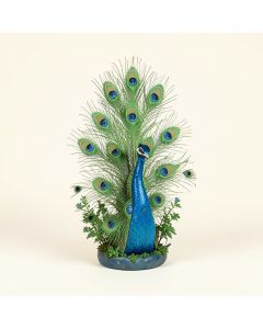 Serenada Peacock Garden Art (synthetic illustration; no displayed measurements)