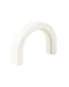 Field Arc Cabinet Handle Without Packaging - White