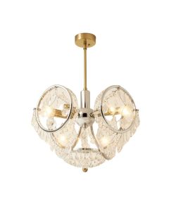 Alyse Sputnik Sphere Chandelier With Crystal Accents (synthetic illustration; no displayed measurements)