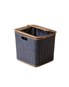 Summit Bend Laundry Hamper - Navy (synthetic illustration; no displayed measurements)