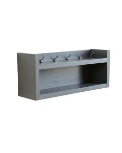 Flint Dale Wall-Mounted Entryway Organizer Shelf - Gray (synthetic illustration; no displayed measurements)
