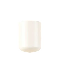 Cliff Crossing Wall Sconce Mounted On A Plain Wall - White