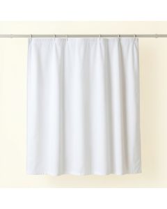 Brook Arc Shower Curtain Hanging Flat From A Plain Rod (synthetic illustration; no displayed measurements)