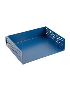 Summit Falls Empty Under-Desk Cable Tray - Blue (synthetic illustration; no displayed measurements)