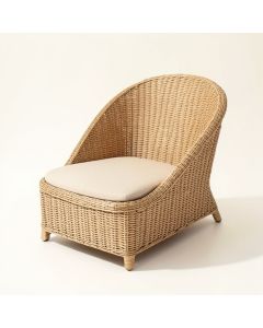 Hill Bluff Outdoor Lounge Chair - Beige (synthetic illustration; no displayed measurements)
