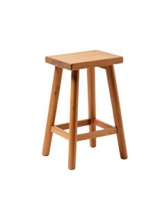 Solid Wood 30 '' Counter & Bar Stool (synthetic illustration; no displayed measurements)