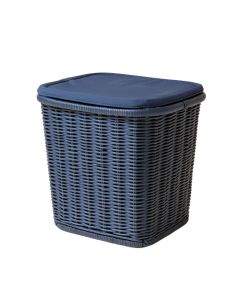 Sage Canyon Laundry Hamper - Navy (synthetic illustration; no displayed measurements)