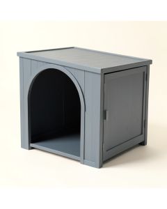 Field Edge Empty Furniture-Style Litter Enclosure - Gray (synthetic illustration; no displayed measurements)