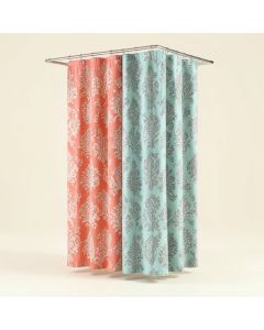 French Damask Shower Curtain (synthetic illustration; no displayed measurements)