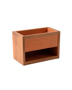 Bay Canyon Empty Raised Planter - Terracotta