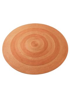 Clay Branch Round Area Rug - Terracotta (synthetic illustration; no displayed measurements)