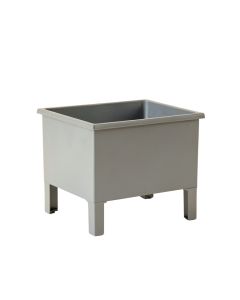 Sage Arc Empty Raised Planter - Gray (synthetic illustration; no displayed measurements)