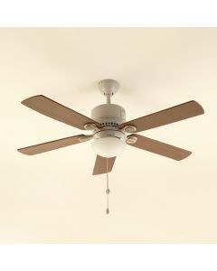 52 '' Barys 4 - Blade Outdoor Standard Ceiling Fan With Wall Control And Light Kit Included (synthetic illustration; no displayed measurements)