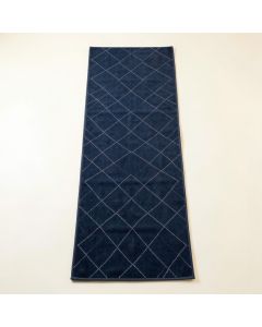 Sage Canyon Narrow Runner Rug - Navy (synthetic illustration; no displayed measurements)