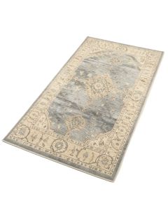 Hillsby Oriental Charcoal/Light Gray/Beige Area Rug