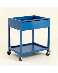 Glen Edge Empty Rolling Workshop Cart - Blue (synthetic illustration; no displayed measurements)