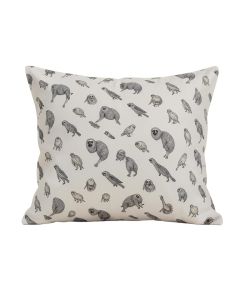 Aqua And Grey Sloth Collection Sloth Body Pillowcase (synthetic illustration; no displayed measurements)
