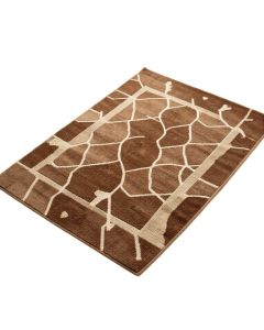 Munich Geometric Brown Area Rug (synthetic illustration; no displayed measurements)