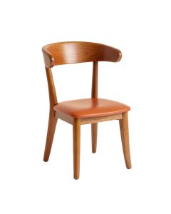Reed Branch Dining Chair - Terracotta (synthetic illustration; no displayed measurements)