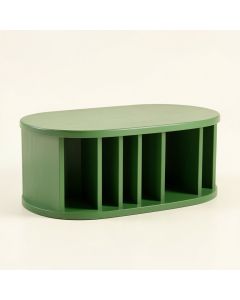 Field Bridge Shoe Storage Bench - Green (synthetic illustration; no displayed measurements)