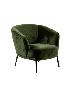 Larkin 30 '' Wide Velvet Papasan Chair (synthetic illustration; no displayed measurements)