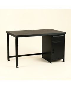 Bay Branch Empty Workshop Workbench - Black (synthetic illustration; no displayed measurements)