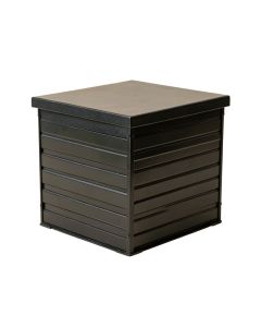 Harbor Bluff Closed Outdoor Storage Box - Black