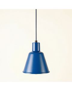 Sage Brook Pendant Light Suspended From One Plain Cable - Blue (synthetic illustration; no displayed measurements)