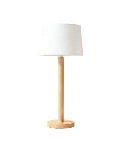 Laurel Canyon Floor Lamp With A Plain Fabric Shade - White (synthetic illustration; no displayed measurements)