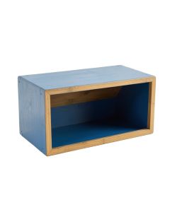 Hazel Dell Shoe Storage Bench - Blue