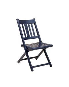 Summit Bluff Folding Outdoor Chair - Navy