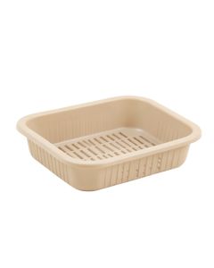 Cliff Brook Empty Under-Desk Cable Tray - Beige (synthetic illustration; no displayed measurements)