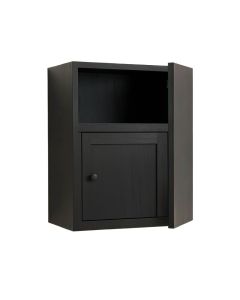 Aspen Bridge Wall-Mounted Entry Cabinet - Black