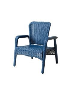 Birch Bend Outdoor Lounge Chair - Blue (synthetic illustration; no displayed measurements)