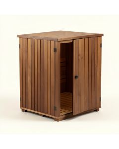 8 Person Traditional Steam Sauna (synthetic illustration; no displayed measurements)