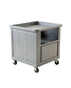 Briar Branch Empty Rolling Workshop Cart - Gray (synthetic illustration; no displayed measurements)