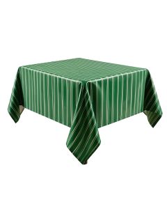 Jodi Striped Plastic/Vinyl Tablecloth