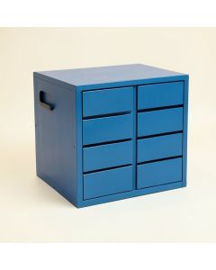 Shore Canyon Small-Parts Storage Drawer Cabinet - Blue (synthetic illustration; no displayed measurements)