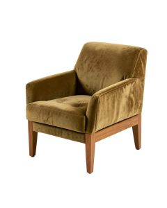 Easterling 22.5 '' Wide Tufted Velvet Slipper Chair (synthetic illustration; no displayed measurements)