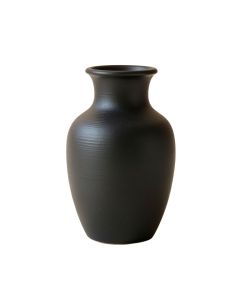 Dawn Crest Empty Decorative Vase - Black (synthetic illustration; no displayed measurements)