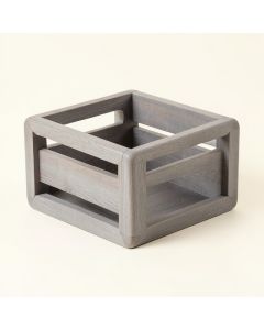 Elm Dale Empty Furniture-Style Pet Crate - Gray (synthetic illustration; no displayed measurements)