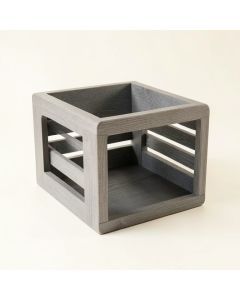 Hazel Canyon Empty Furniture-Style Pet Crate - Gray (synthetic illustration; no displayed measurements)