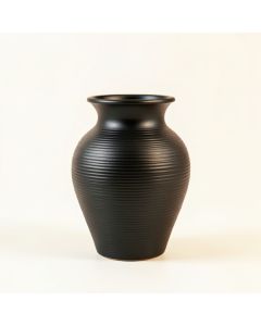 Oak Canyon Empty Decorative Vase - Black (synthetic illustration; no displayed measurements)