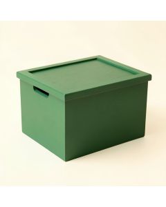 Cliff Bend Low Toy Storage Unit - Green (synthetic illustration; no displayed measurements)
